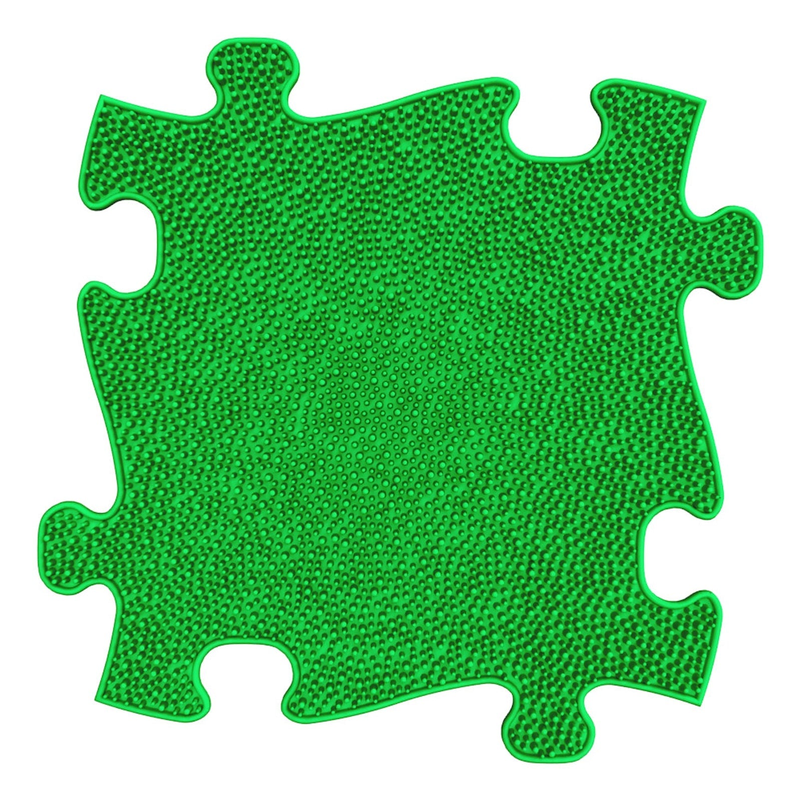 Pets Sensory Snuffle Set play mat puzzle piece, bright green with dotted texture by TINNITOTS on Tampa Home & Garden Store