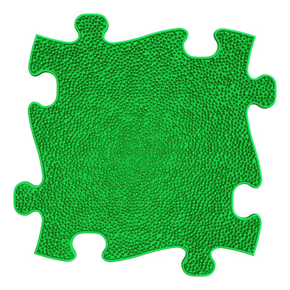 Pets Sensory Snuffle Set play mat puzzle piece, bright green with dotted texture by TINNITOTS on Tampa Home & Garden Store