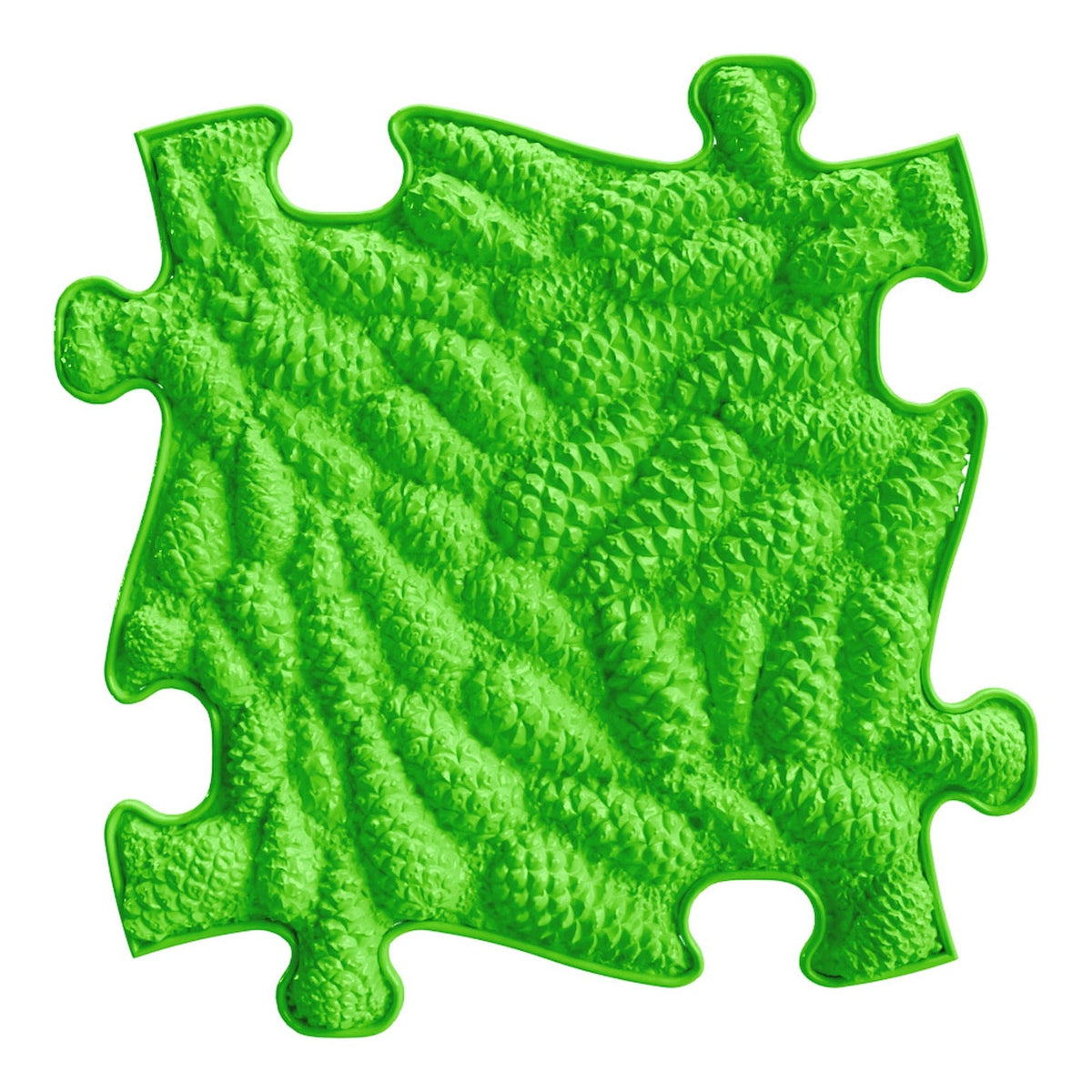 Pets Sensory Snuffle Set play mat tile lime green with textured knobby surface by TINNITOTS on Tampa Home & Garden Store