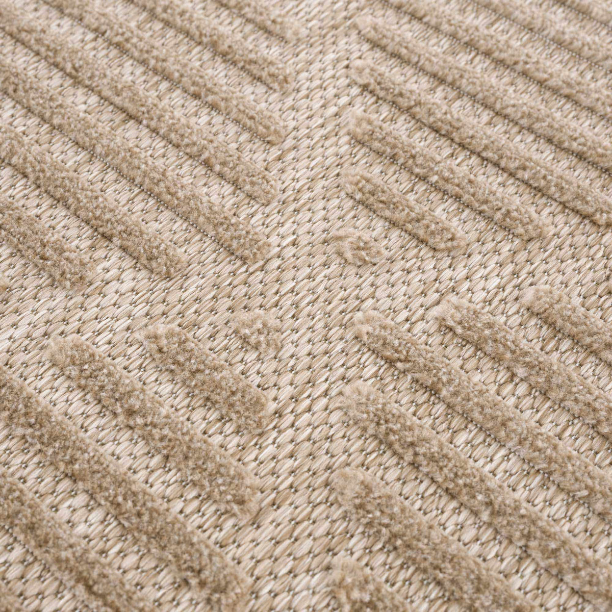 Anah Tan Outdoor Rug by Boutique Rugs, tan woven outdoor rug on Tampa Home & Garden Store