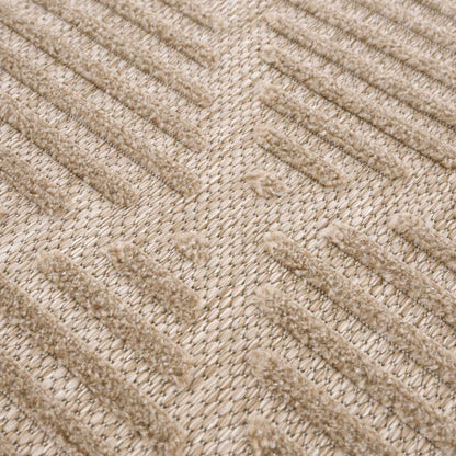 Anah Tan Outdoor Rug by Boutique Rugs, tan woven outdoor rug on Tampa Home & Garden Store