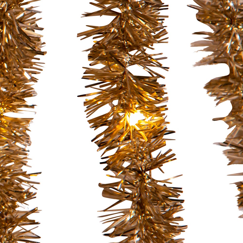Guirlande lumineuse irisée champagne avec cascade de LED blanc chaud ultra-lumineuses - 2 m - 100 LED