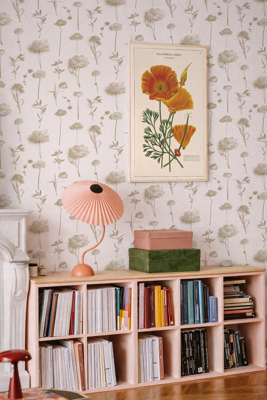 Fresh to Death Wallpaper, standard pattern, neutral - Tampa Home & Garden Store