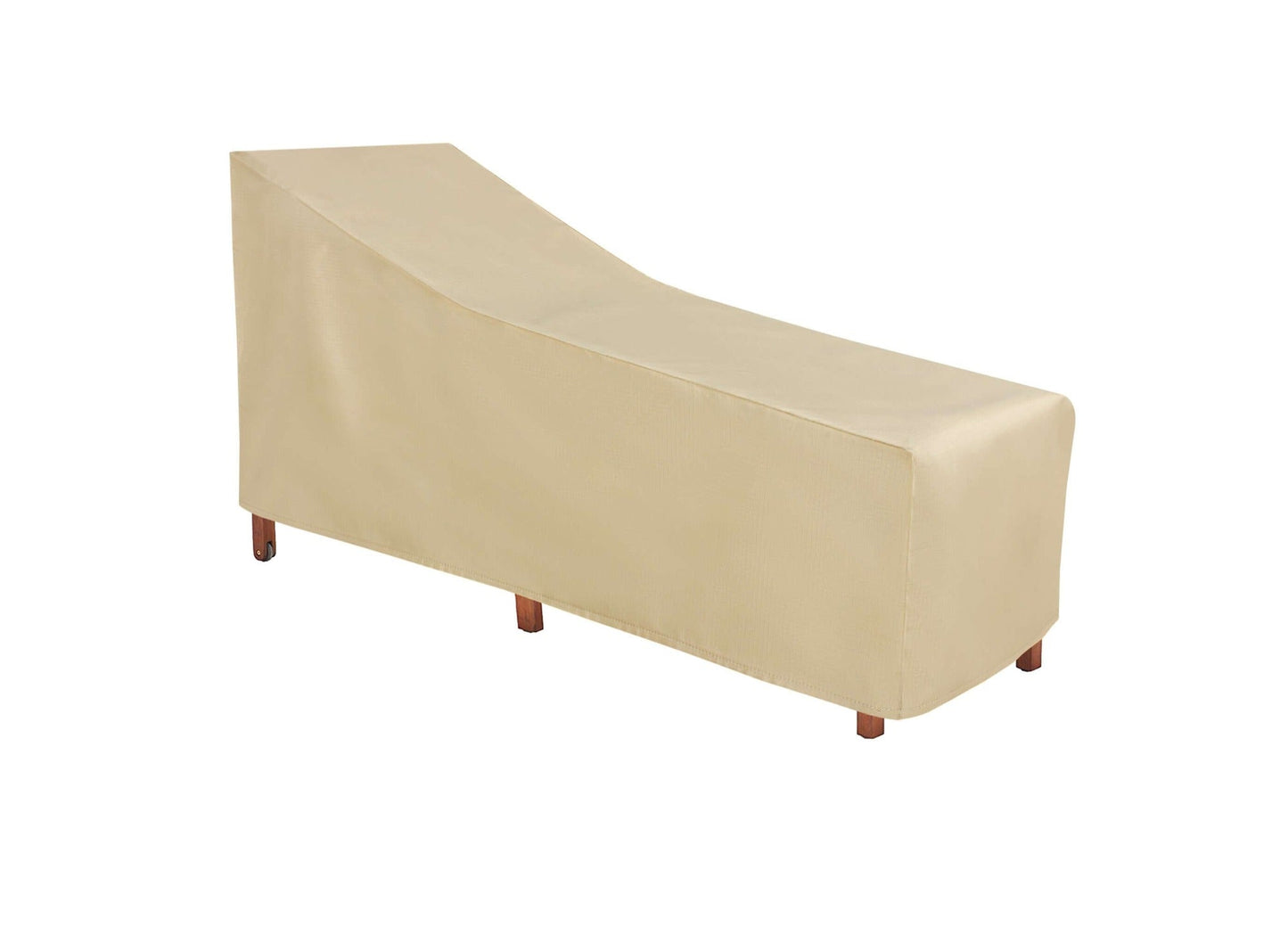 Chaise lounge cover beige Shield Outdoor Covers weatherproof fabric 76L-28W-30H on Tampa Home & Garden Store