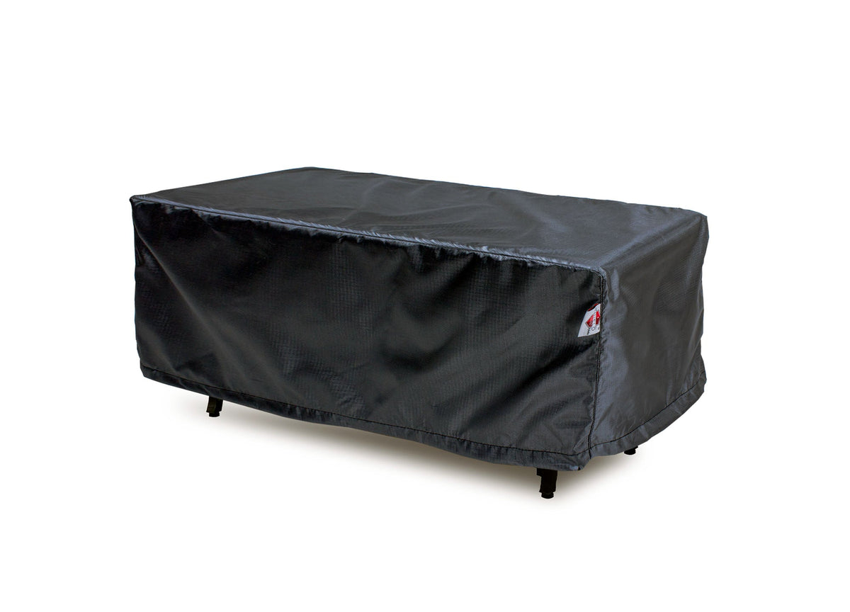 Rectangle chat table cover Mercury for 56W x 36D x 25H Shield Outdoor Covers with brand tag on Tampa Home & Garden Store