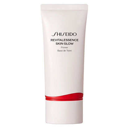 Shiseido Revitalessence Skin Glow Primer 30ml white tube with red band makeup primer on Tampa Home & Garden Store