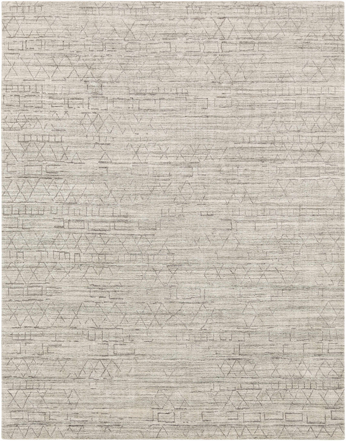 Shortland Premium Area Rug beige-gray distressed geometric pattern by Boutique Rugs on Tampa Home & Garden Store