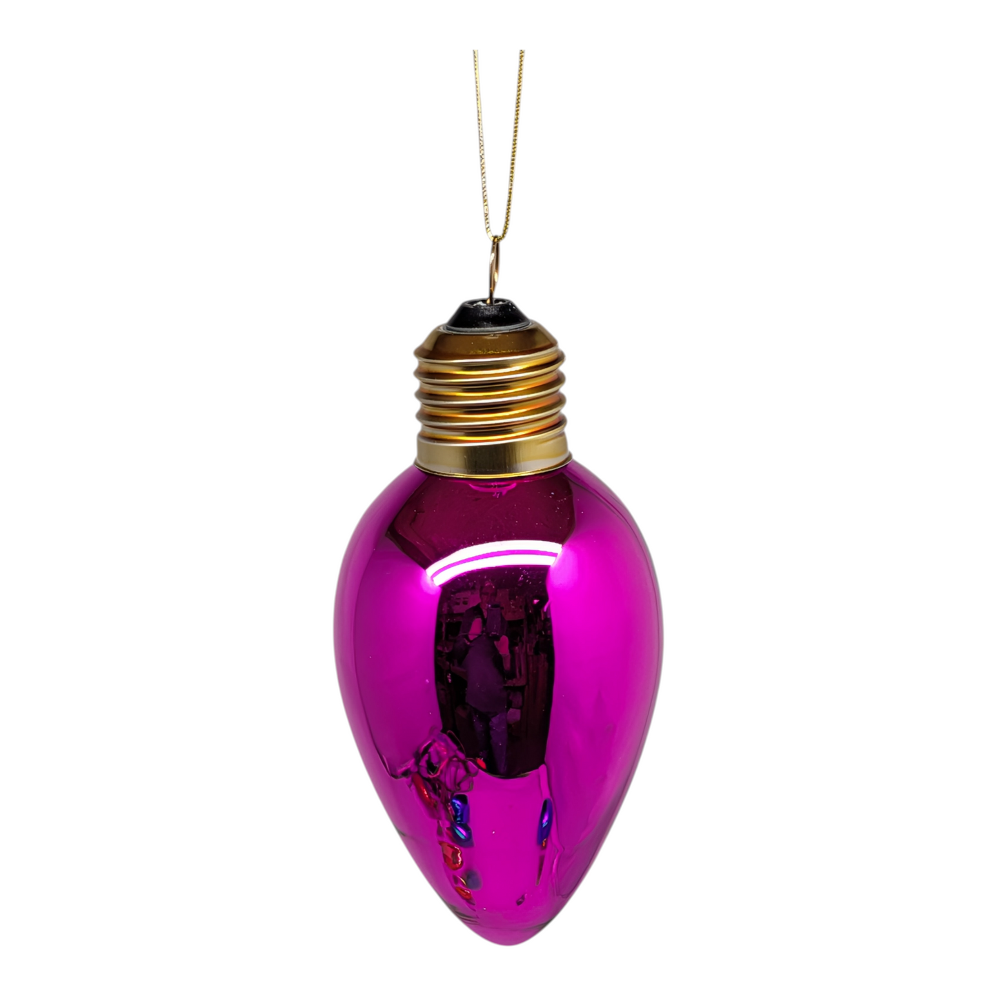 Ornement en verre surdimensionné en forme d'ampoule C7 -