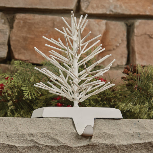 White Tree  Stocking Hanger - Tampa Home & Garden Store