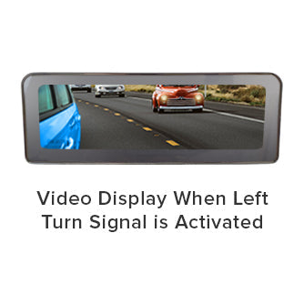 Master Tailgaters 8-inch frameless rear view mirror with built-in 7-inch LCD display on Tampa Home & Garden Store