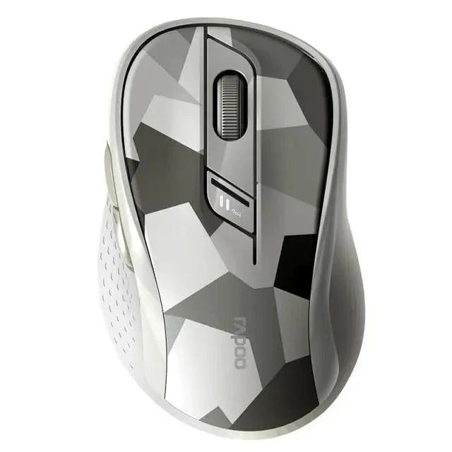 Stevvex silent laptop wireless mouse with geometric gray pattern, adjustable DPI on Tampa Home & Garden Store