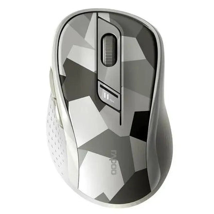 Stevvex silent laptop wireless mouse with geometric gray pattern, adjustable DPI on Tampa Home & Garden Store