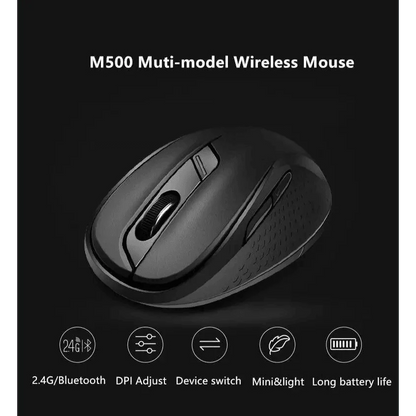 Stevvex silent laptop wireless mouse with adjustable DPI and dual 2.4G/Bluetooth connectivity on Tampa Home & Garden Store