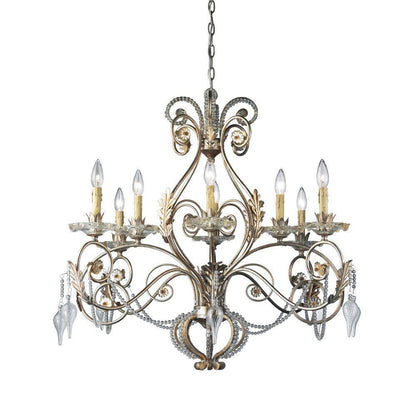 Hampton Bay Allure 8 Light Crystal Chandelier