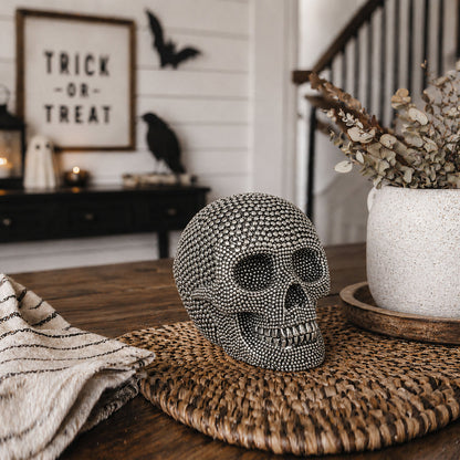 Resin Skull Gold