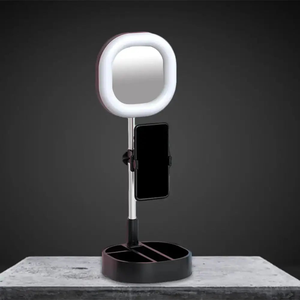 Light Blue LED Vanity Light with phone mount on adjustable stand Decorbites on Tampa Home & Garden Store