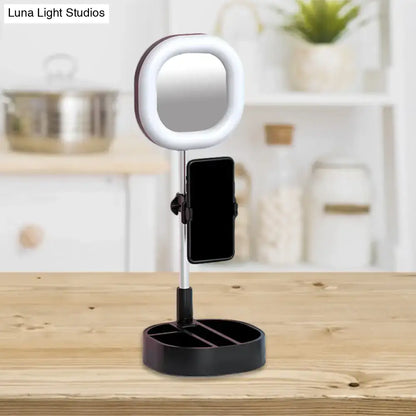 Light Blue LED Vanity Light with phone holder on adjustable stand Decorbites on Tampa Home & Garden Store