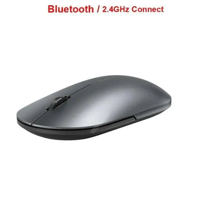 Stevvex wireless optical mouse white/gray, slim rechargeable, Bluetooth/2.4GHz USB connect on Tampa Home & Garden Store