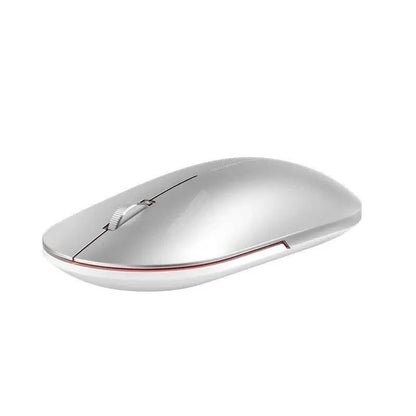 Stevvex wireless optical mouse, white/silver slim design, USB/Bluetooth on Tampa Home & Garden Store
