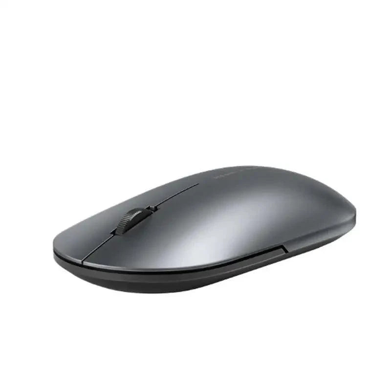 Stevvex wireless optical mouse, slim gray top with black base for laptops on Tampa Home & Garden Store