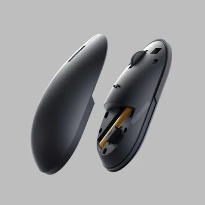 Stevvex wireless optical mouse white/black, USB/Bluetooth, slim rechargeable laptop mouse on Tampa Home & Garden Store