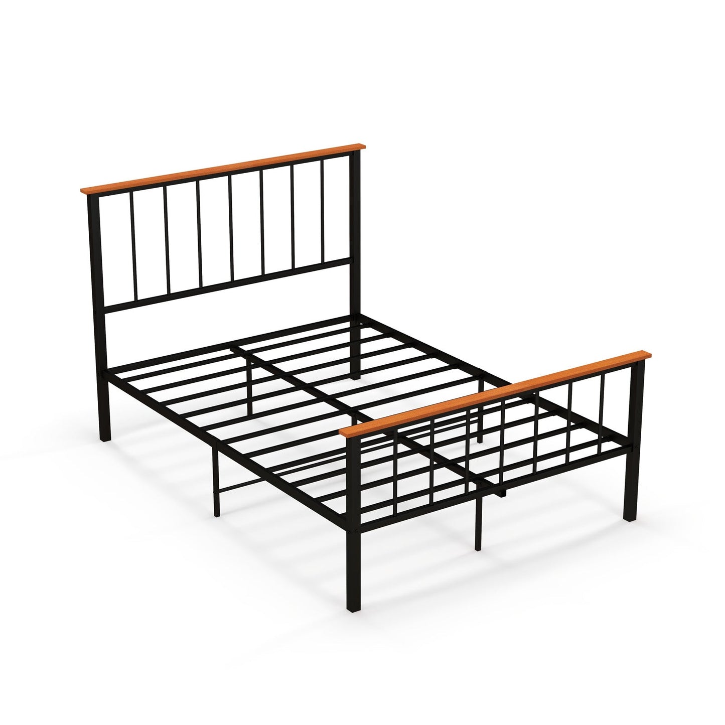 Estructura de cama con cabecero y piecero - Tamaño matrimonial