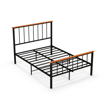 Estructura de cama con cabecero y piecero - Tamaño matrimonial