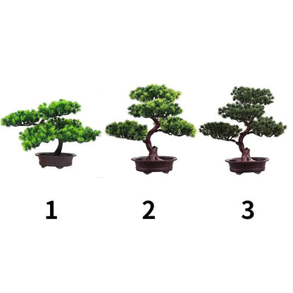 Lifelike Bonsai Pine Tree Decor and Gift