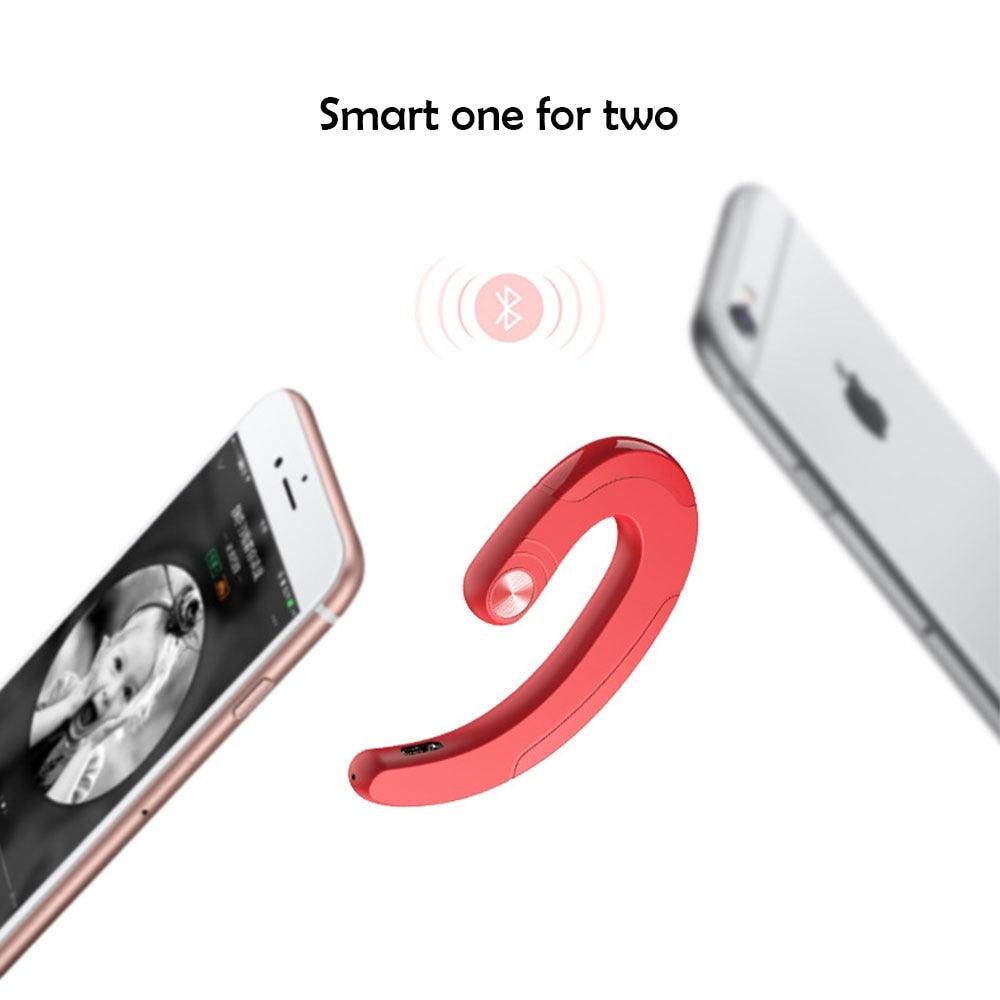 Stevvex neckband Bluetooth headset red wireless headset with mic, ergonomic design on Tampa Home & Garden Store