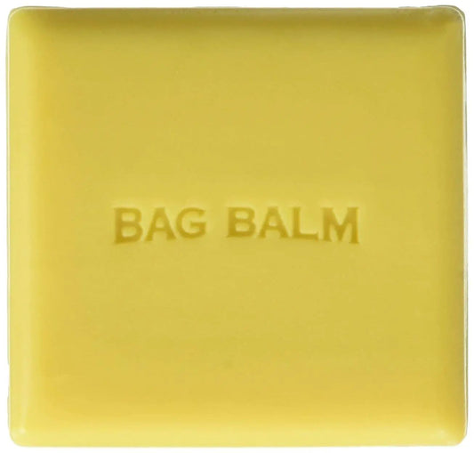 Bag Balm Rosemary Mint bar soap, yellow with BAG BALM embossing on Tampa Home & Garden Store