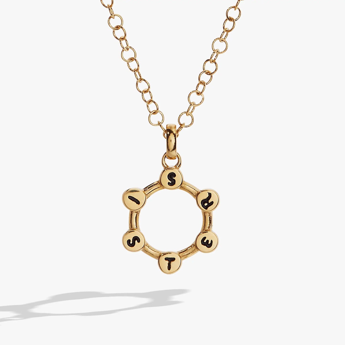 Sister Hidden Message Acrostic Necklace