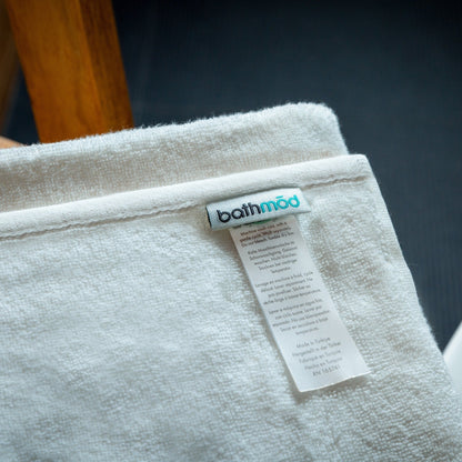 Ensemble de six serviettes de bain bio de luxe | Serviettes douces, moelleuses et écologiques