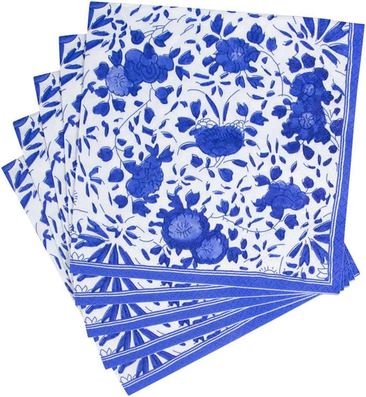Serviette de table bleu Delft