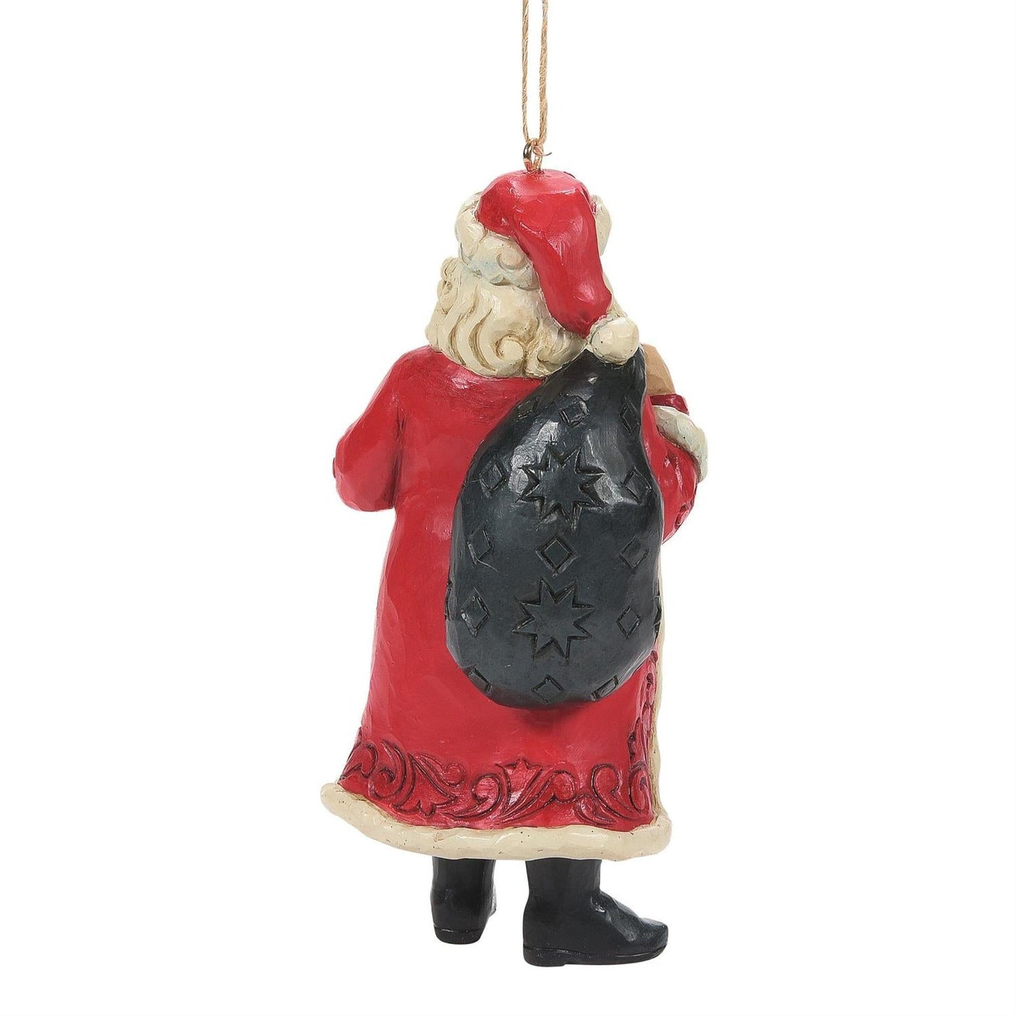 Adorno de bolsa de juguetes de Papá Noel con FAO