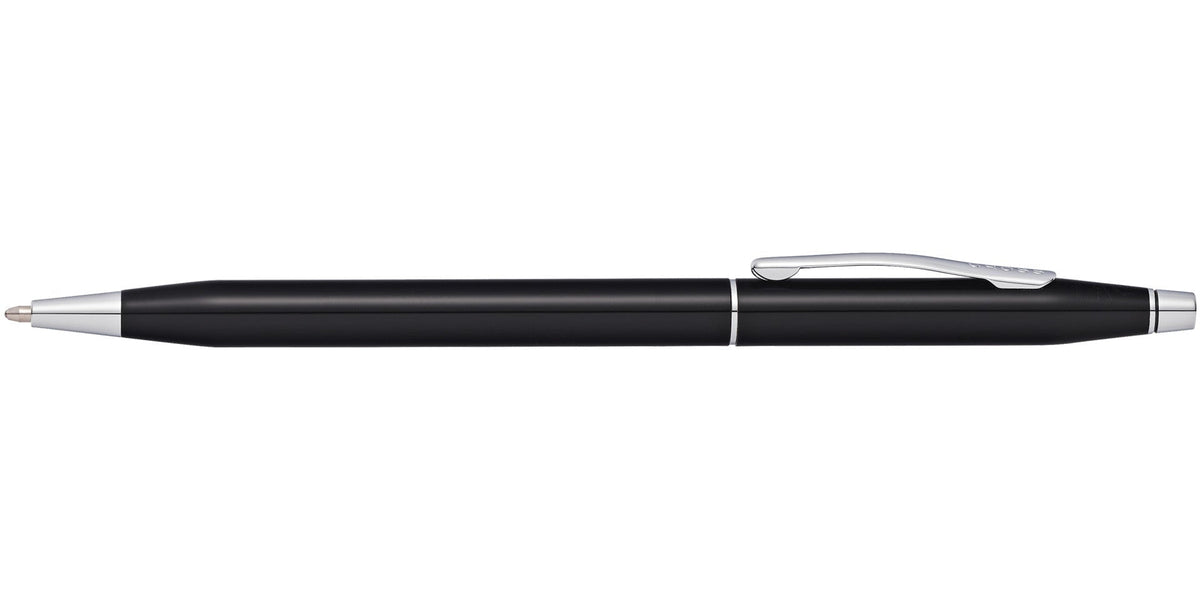 A.T. Cross Classic Century Black Lacquer Ballpoint Pen with silver clip on Tampa Home & Garden Store