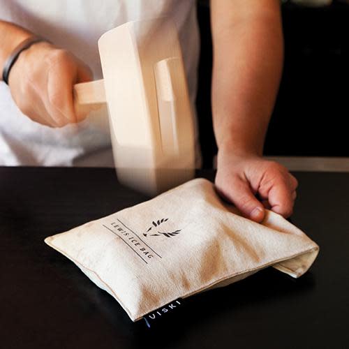 Professional Lewis Ice Bag and Canvas Mallet Set