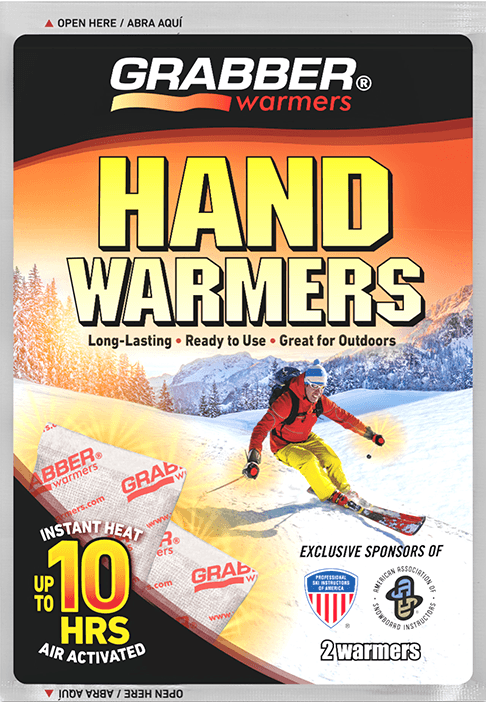 Grabber Ski & Ride Hand Warmers - Long Lasting Natural Odorless Air Activated Warmers - Up to 10 Hours of Heat - 40 Pair Box - Tampa soil911.com