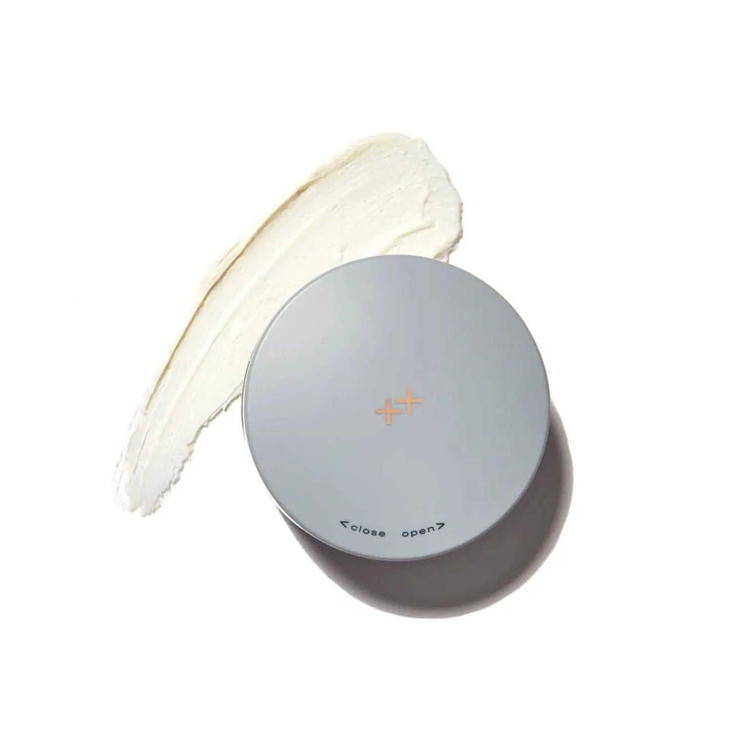 Skinbetter SunBetter sheer SPF 56 sunscreen compact in a silver case with peach plus logo on Tampa Home & Garden Store