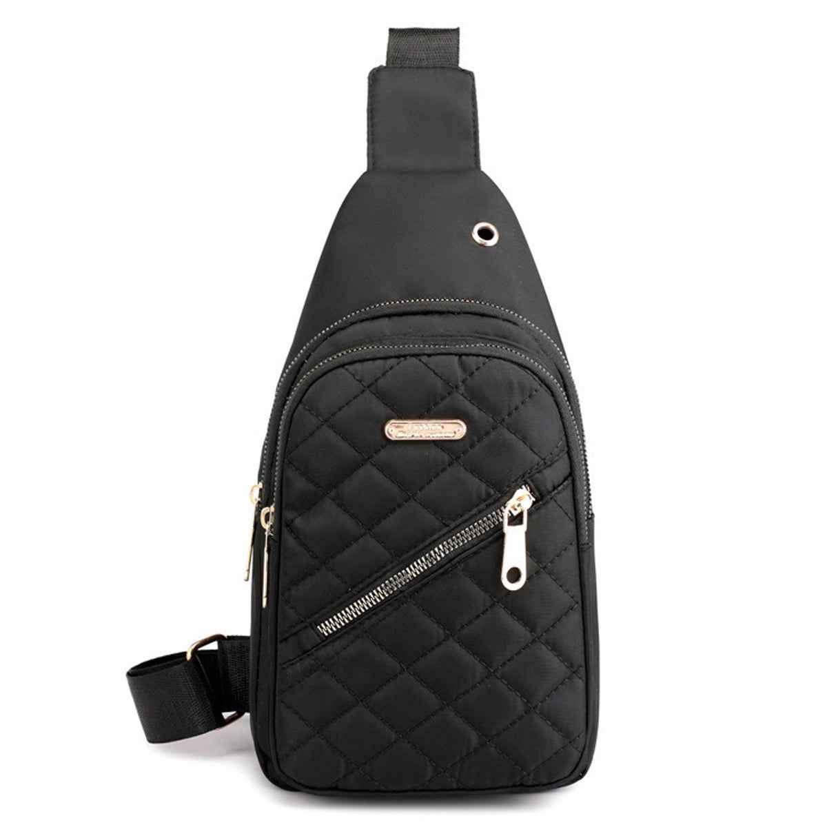 Women's Nylon Crossbody Bag for Travel and Hiking