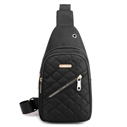 Women's Nylon Crossbody Bag for Travel and Hiking