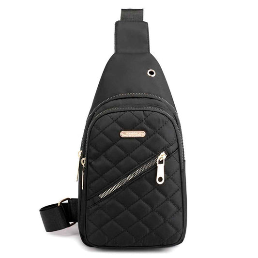 Women's Nylon Crossbody Bag for Travel and Hiking