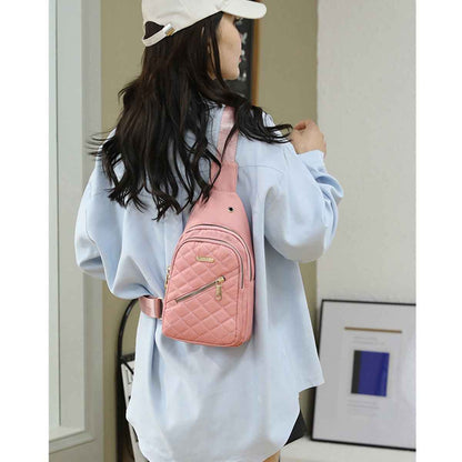 Women's Nylon Crossbody Bag for Travel and Hiking