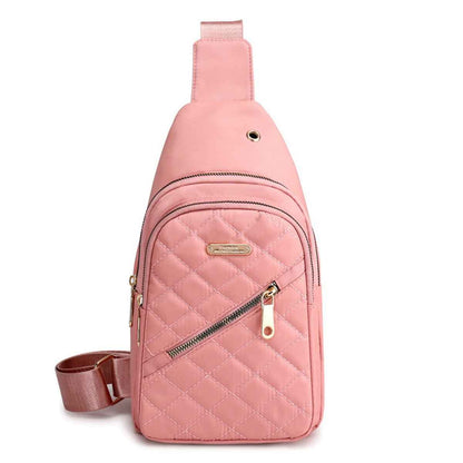 Women's Nylon Crossbody Bag for Travel and Hiking