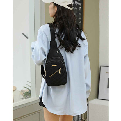 Women's Nylon Crossbody Bag for Travel and Hiking
