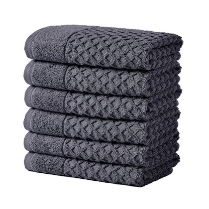 Cotton Diamond Waffle Weave Bath Towel Set