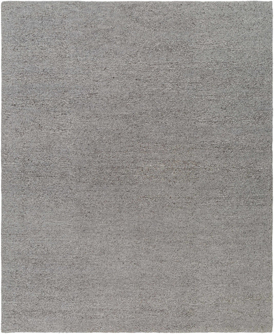 Buffy Taupe Hand Knotted Wool Area Rug by Boutique Rugs, solid taupe color, clearance on Tampa Home & Garden Store