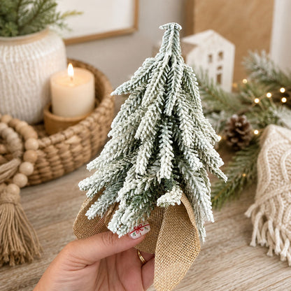 Sapins de Noël enneigés NOUVEAU