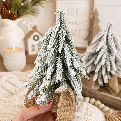 Sapins de Noël enneigés NOUVEAU