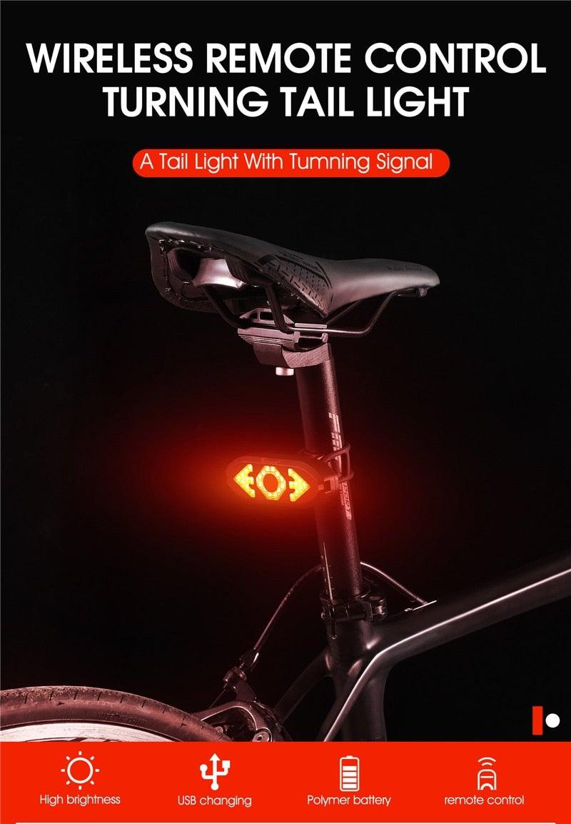 Smart Bike Light With Wireless Remote Taillight