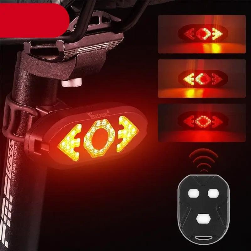 Smart Bike Light With Wireless Remote Taillight
